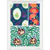 Vintage art deco &amp; art nouveau pattern, plate no. 15 from Floréal, E. A. Séguy -  plakat