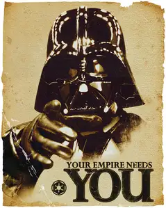 STAR WARS Empire needs you - plakat