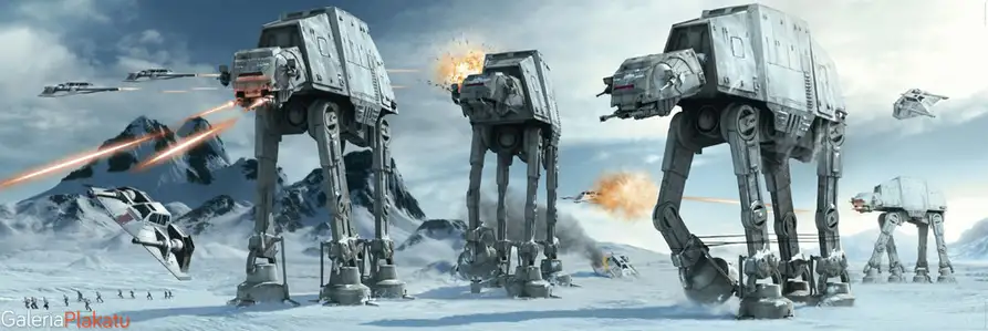 Star Wars Gwiezdne Wojny - Bitwa Hoth - plakat