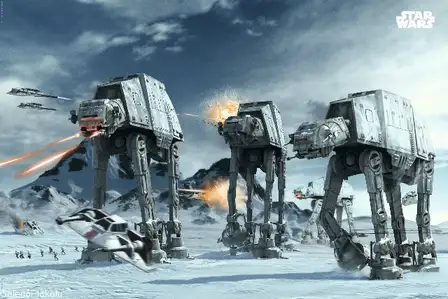 Star Wars - hoth - plakat