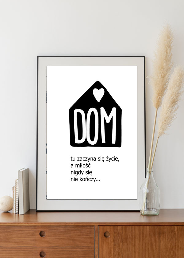 dom - plakat - Galeria Plakatu