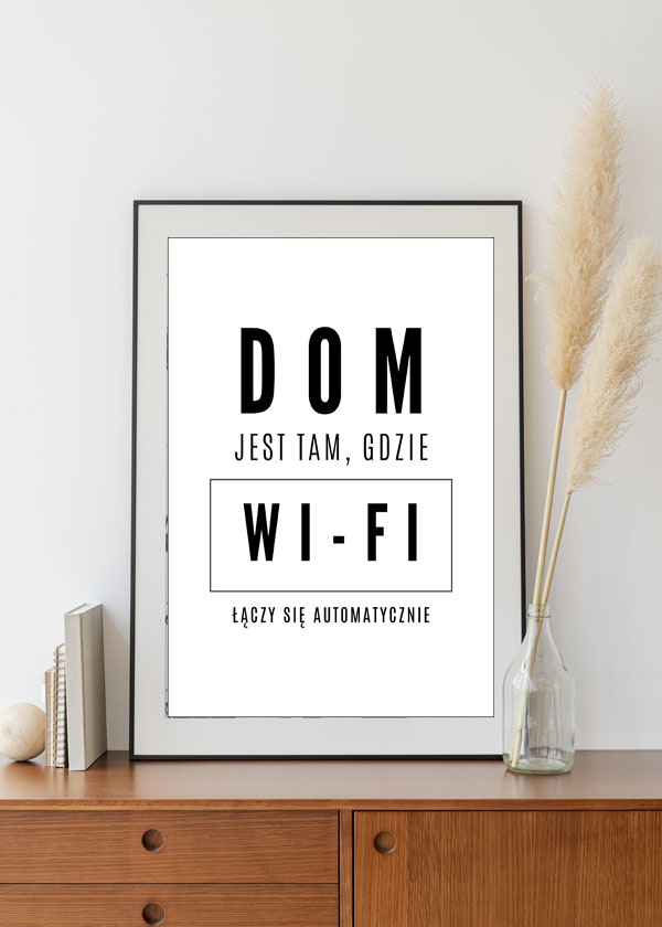 wifi - plakat - Galeria Plakatu