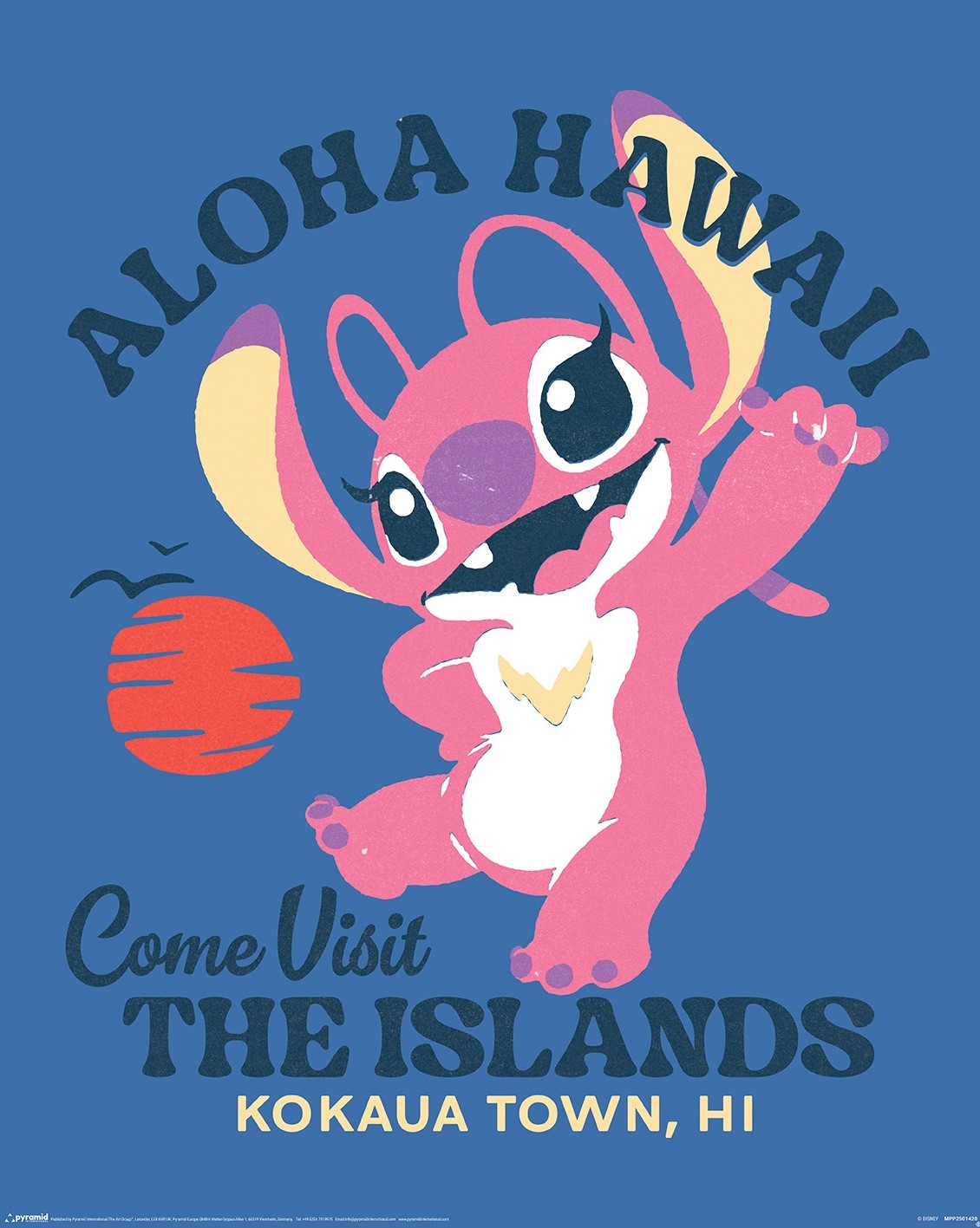 Lilo & Stitch Aloha Disney - plakat - Galeria Plakatu