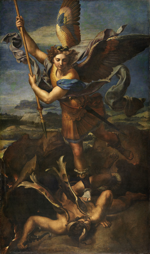 Raphael Raffaello War in Heaven - plakat - Galeria Plakatu
