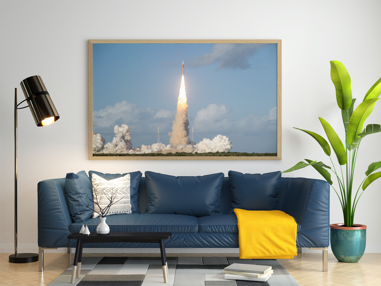Artemis II Rakieta kosmiczna - plakat - Galeria Plakatu