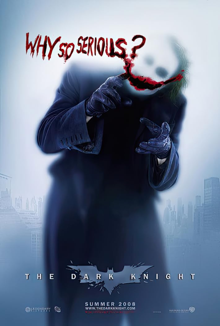 Batman - Mroczny Rycerz - Joker - Why So Serious ? - plakat