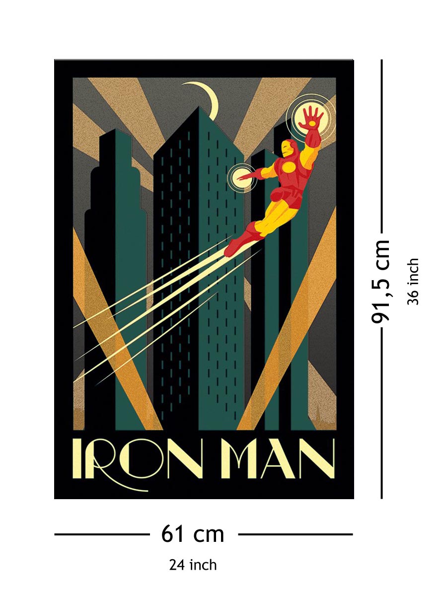 Marvel Iron Man Retro - plakat - Galeria Plakatu