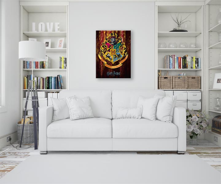 Harry Potter Hogwarts Crest - Obraz na płótnie 30x40 cm