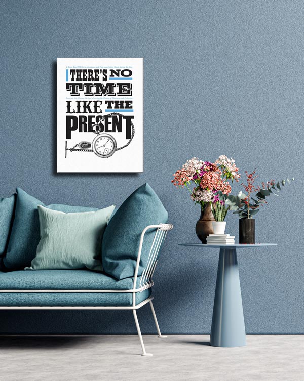 Asintended No Time Like The Present - Obraz na pł