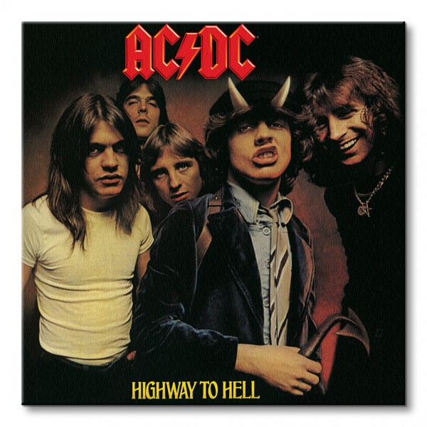 AC/DC (Highway to Hell) - Obraz na płótnie 40x40