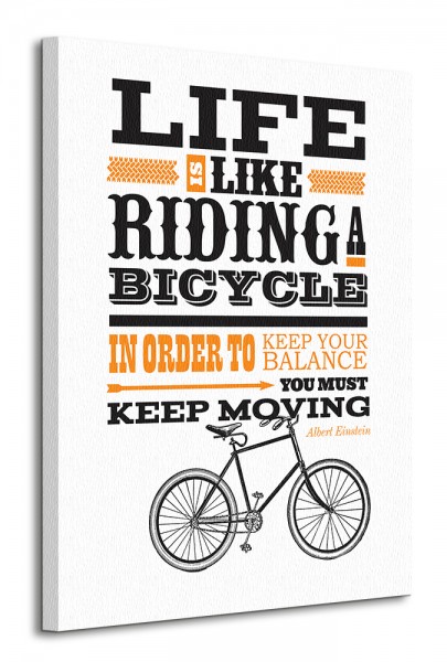 Asintended (Riding A Bicycle) - Obraz na płótnie