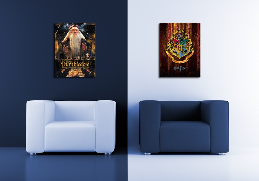 Harry Potter (Hogwarts Crest) - Obraz na płótnie 60x80 cm