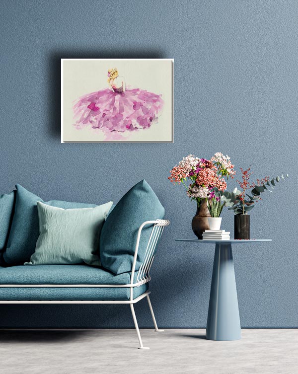 Amelie - Obraz na płótnie 40x30 cm