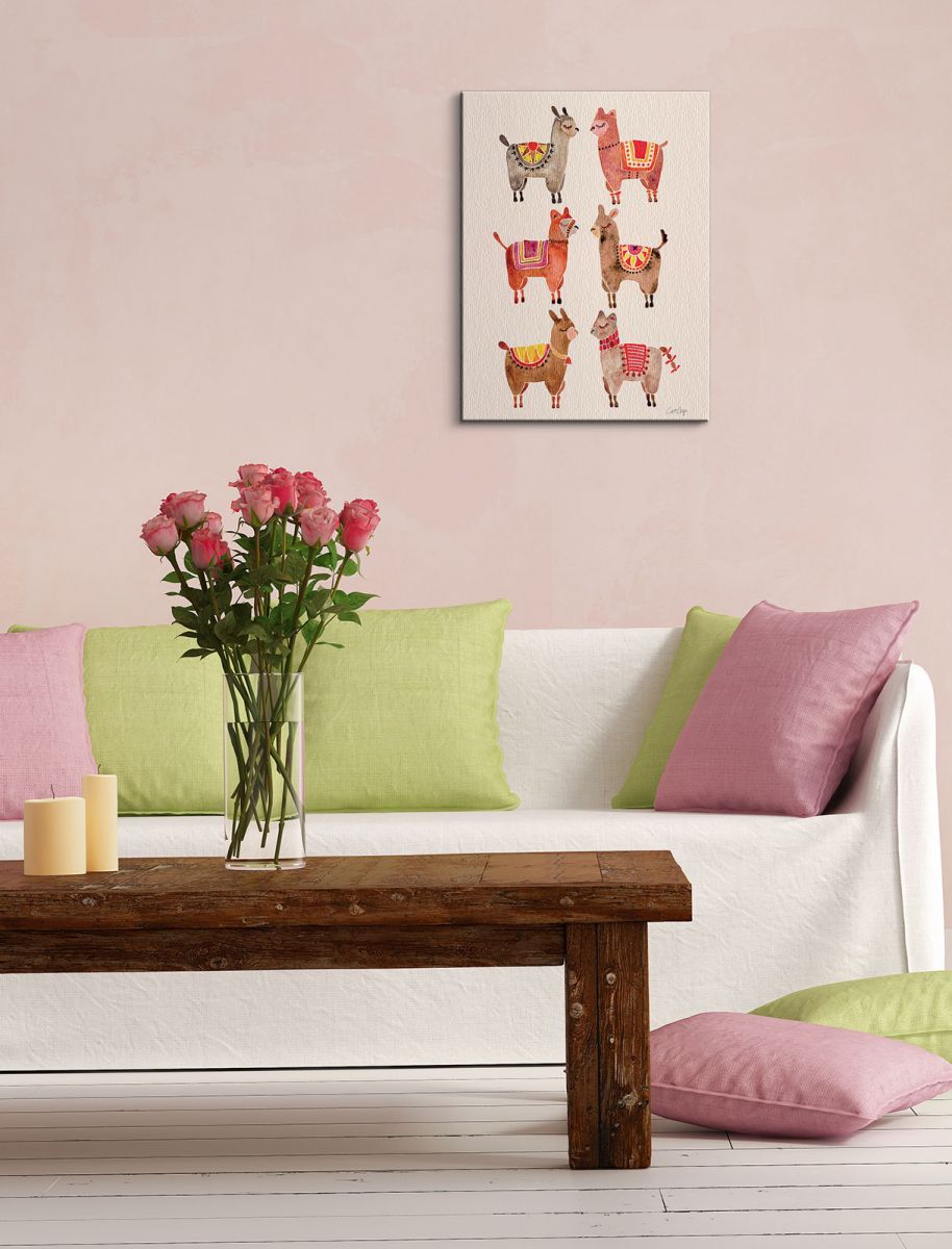 Alpacas - Obraz na płótnie 30x40 cm