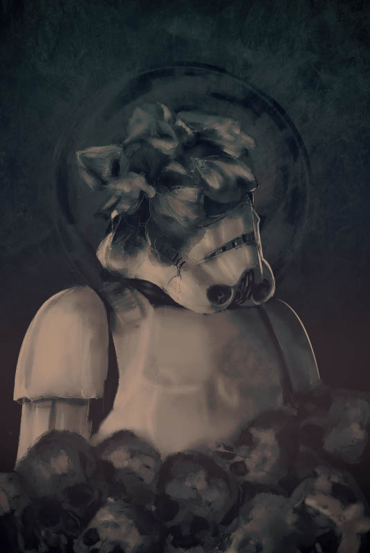 Gwiezdne Wojny Star Wars Skull Trooper - plakat premium 21x29,7 cm