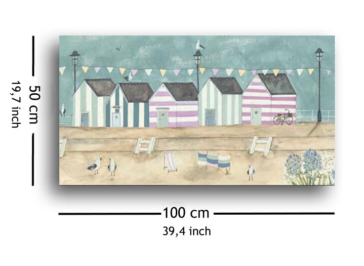 Along The Promenade - Obraz na płótnie 100x50 cm