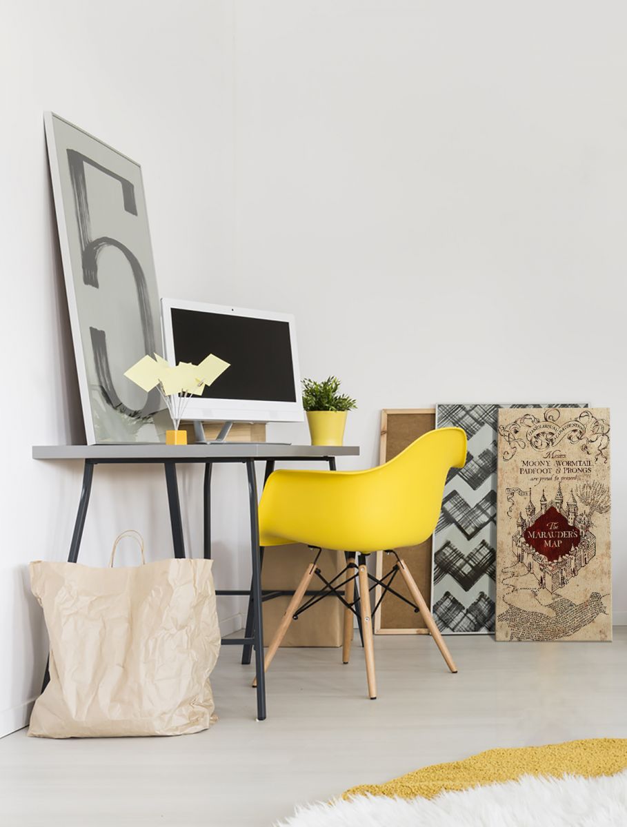 Harry Potter (The Marauders Map) - Obraz na płótnie 50x100 cm