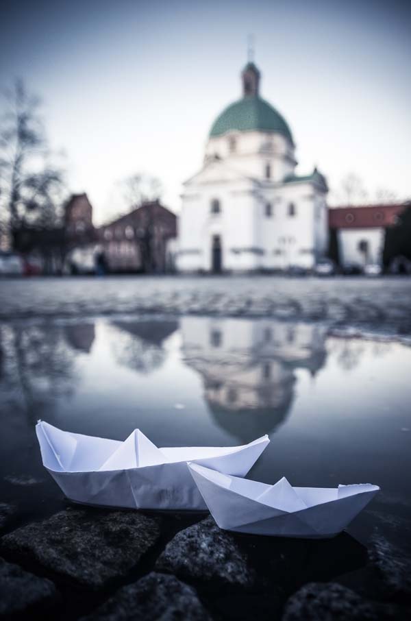 Warszawa Nowe Miasto - plakat premium 21x29,7 cm