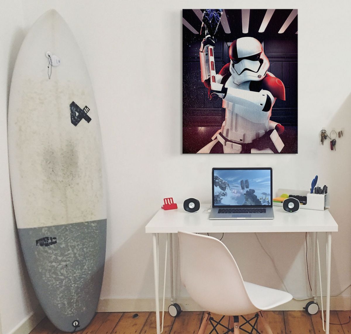 Gwiezdne Wojny Star Wars: The Last Jedi (Executioner Trooper) - obraz na płótnie 60x80 cm