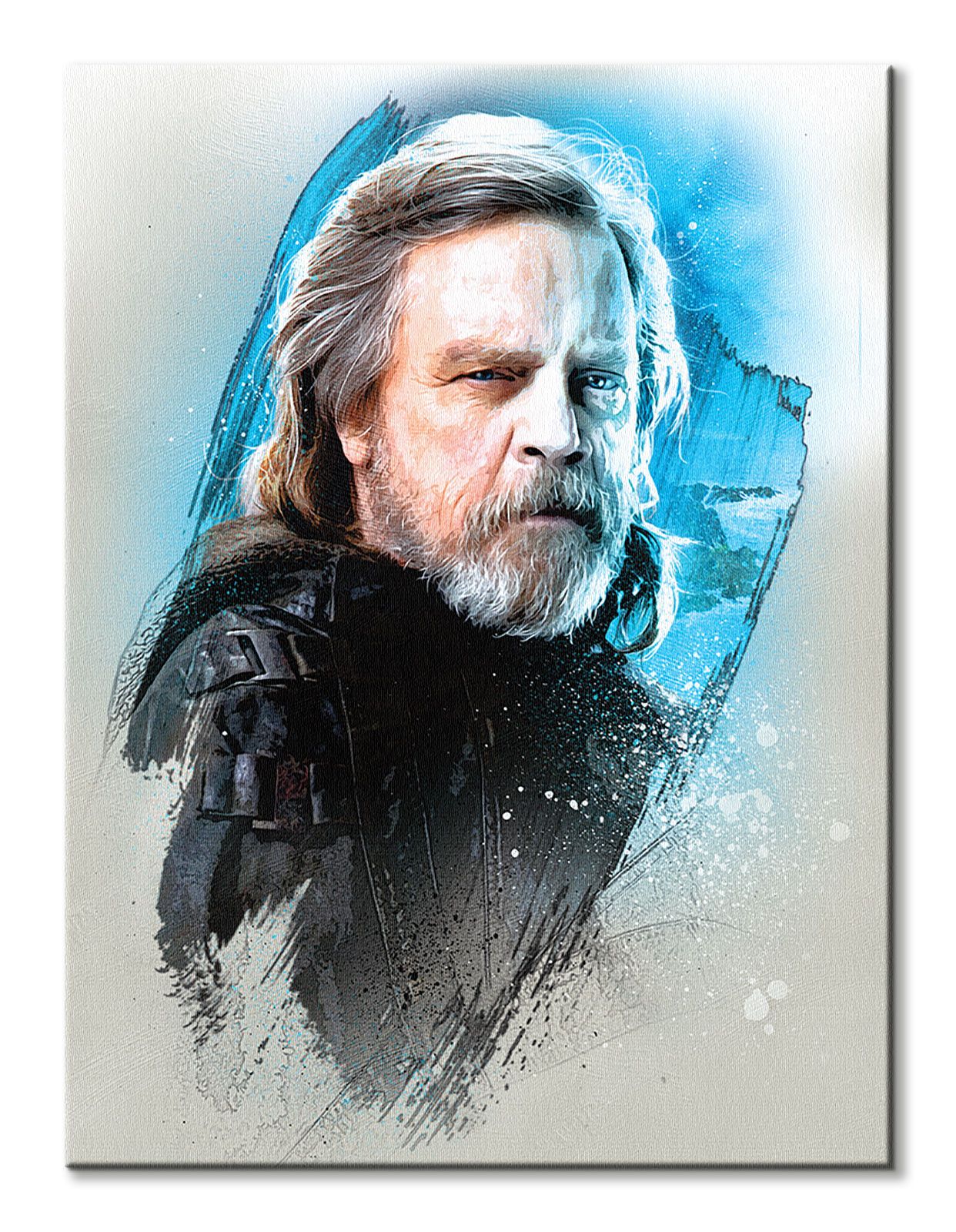 Gwiezdne Wojny Star Wars: The Last Jedi (Luke Skywalker Brushstroke) - obraz na płótnie 60x80 cm