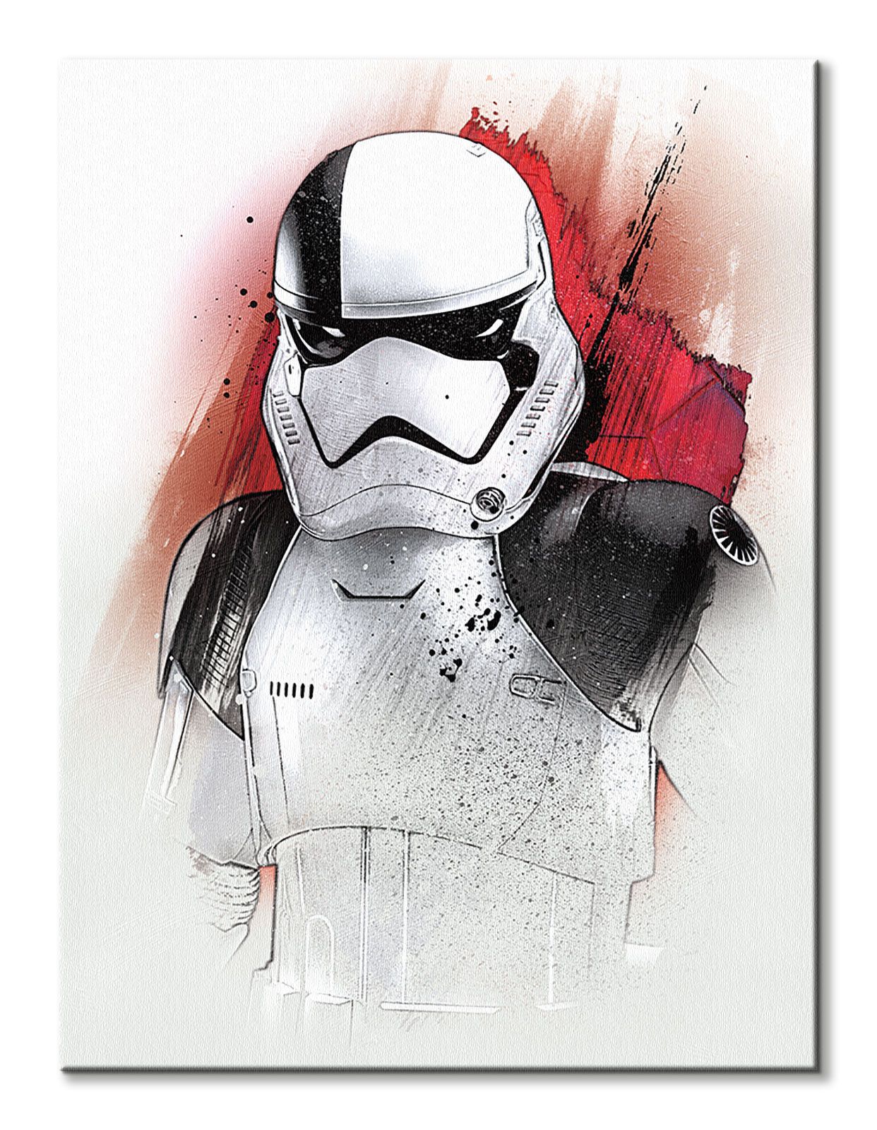 Gwiezdne Wojny Star Wars: The Last Jedi (Executioner Trooper Brushstroke) - obraz na płótnie 60x80 cm