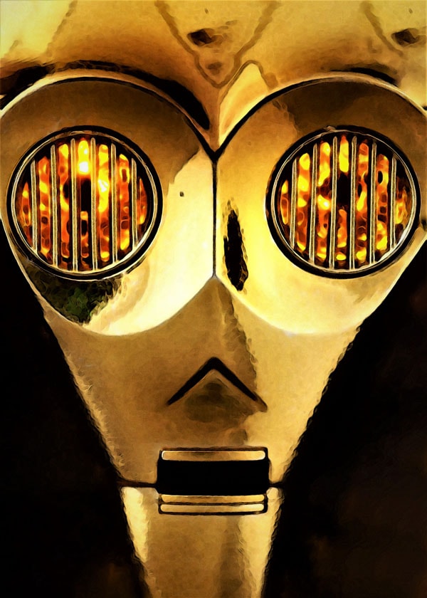 Face It! Star Wars Gwiezdne Wojny - C-3PO - plakat 61x91,5 cm