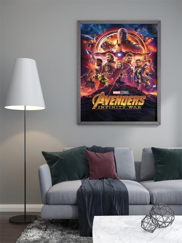 Avengers Infinity War Bohaterowie - plakat - Galeria Plakatu