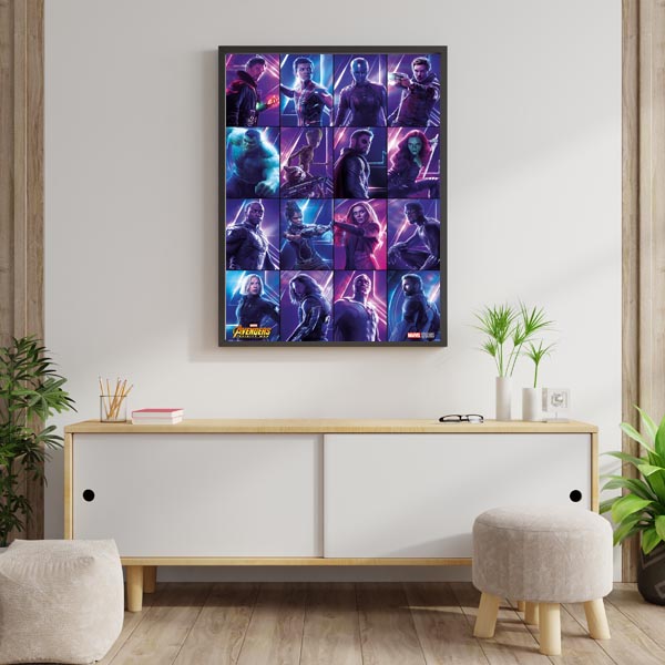 Avengers Infinity War Bohaterowie - plakat - Galeria Plakatu
