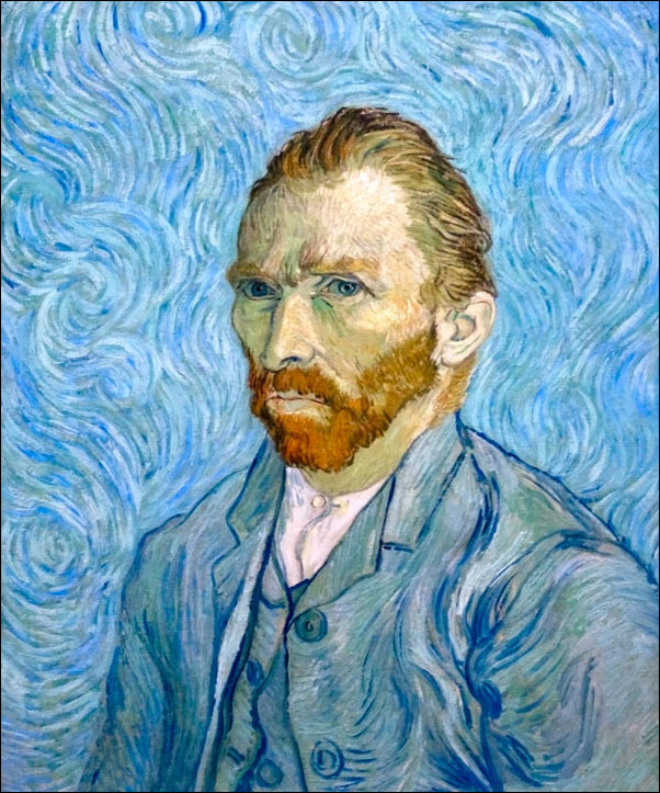 Autoportret Vincent van Gogh - plakat 60x80 cm