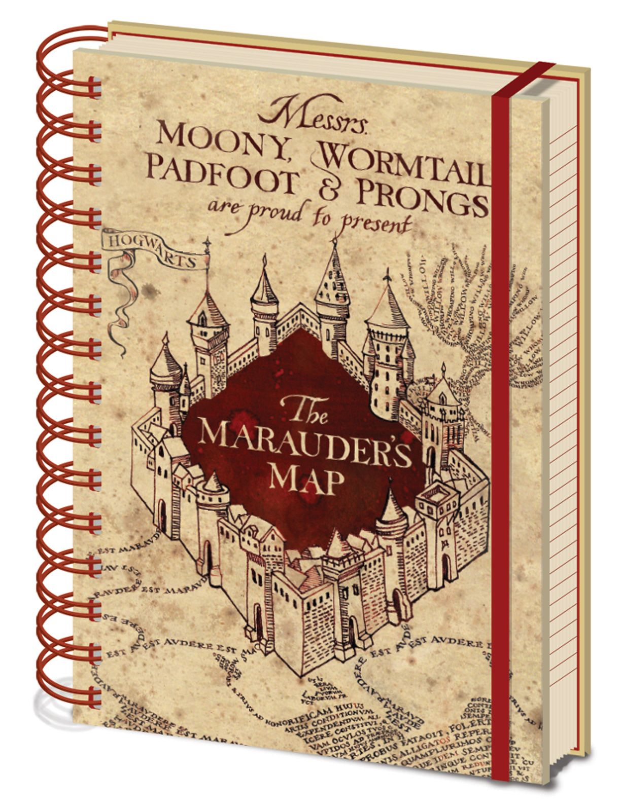 Harry Potter Mapa Huncwotów - notes 14,8x21 cm
