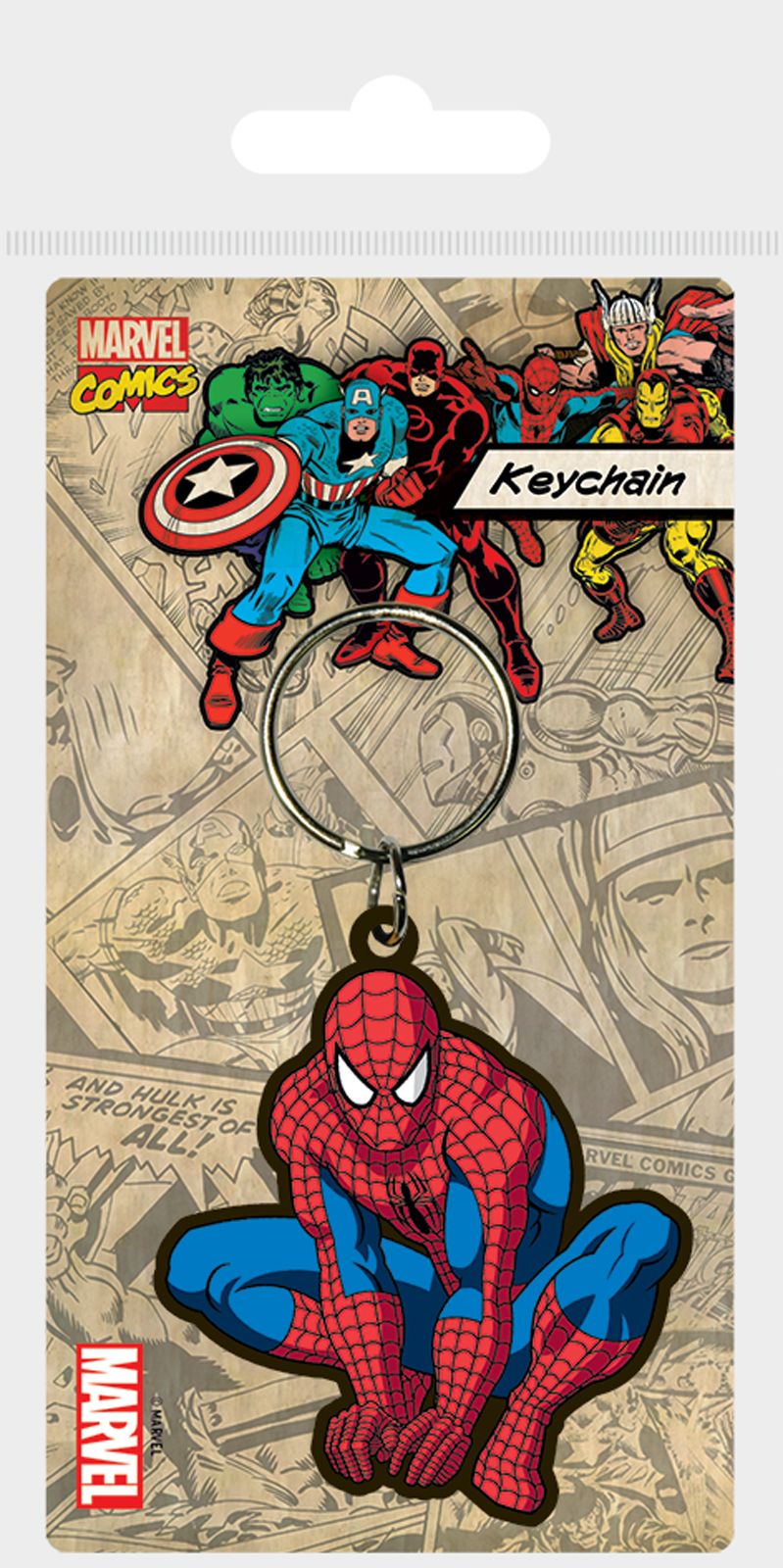 Spider-Man Crouch Marvel - brelok 4,5x6 cm