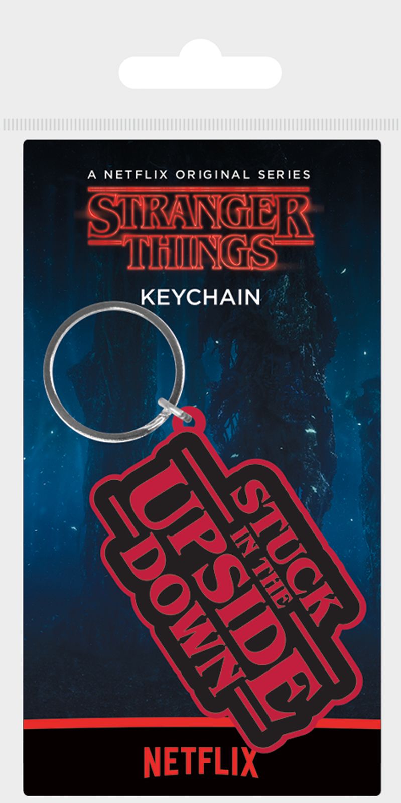 Stranger Things Stuck In The Upside Down - brelok 4,5x6 cm