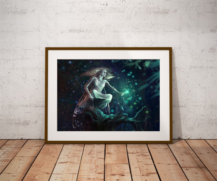 Wróżka - plakat premium 40x30 cm