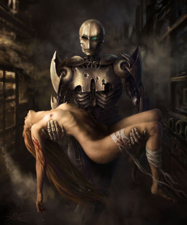 Robot ratownik - plakat 70x100 cm