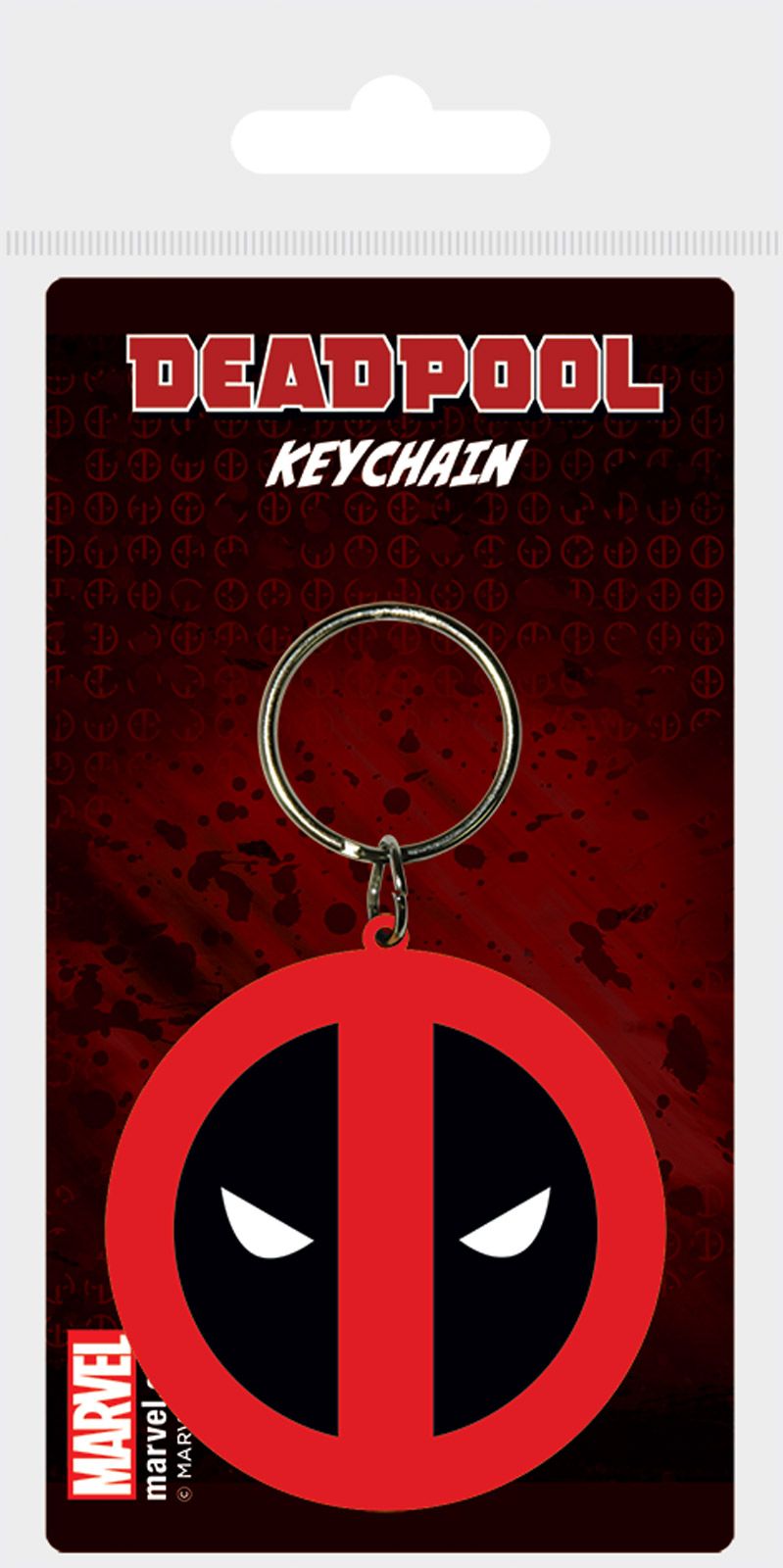 Deadpool Symbol - brelok 4,5x6,5 cm