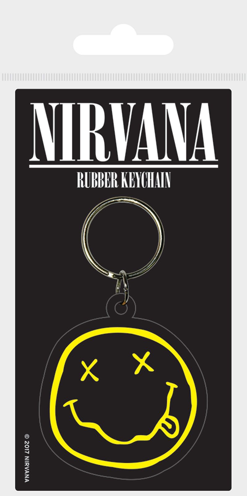 Nirvana Smiley - brelok 4,5x6 cm
