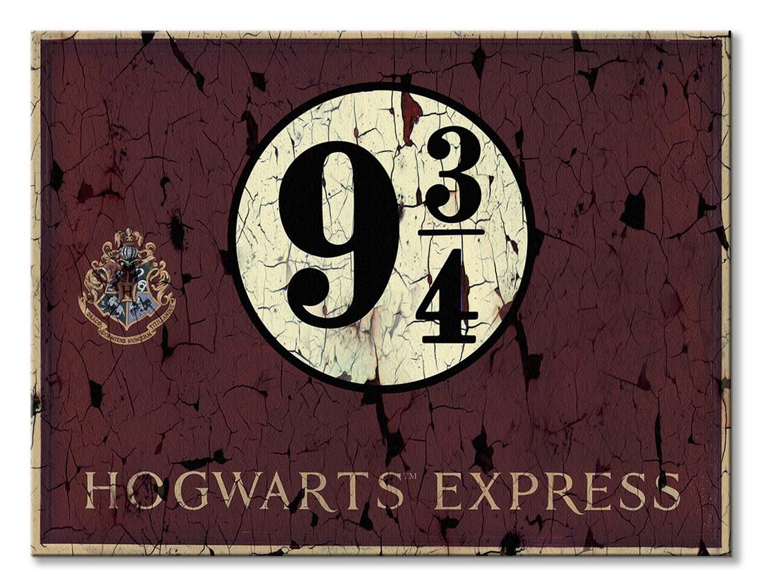 Harry Potter Hogwarts Express 9 3/4 - obraz na płótnie 40x30 cm