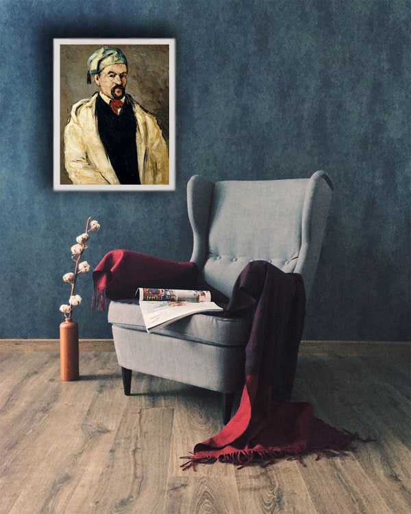 Antoine Dominique Sauveur Aubert, Paul Cézanne - plakat 60x80 cm