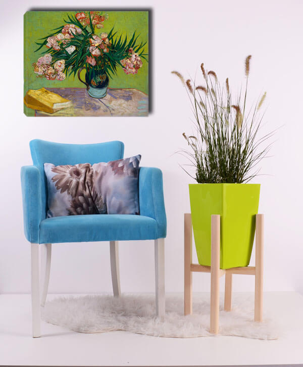 Oleanders, Vincent van Gogh - obraz na płótnie 50x40 cm