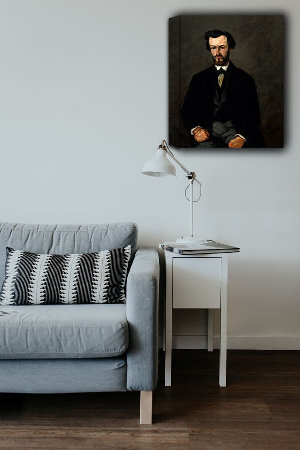 Antony Valabrègue, Paul Cézanne - obraz na płótnie 70x100 cm