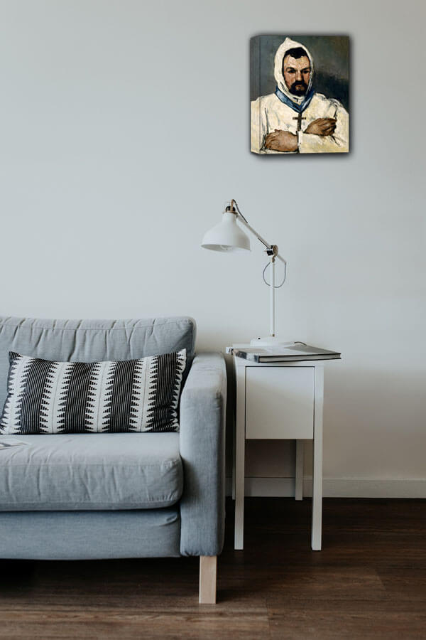 Antoine Dominique Sauveur Aubert as Monk, Paul Cézanne - obraz na płótnie 40x50 cm