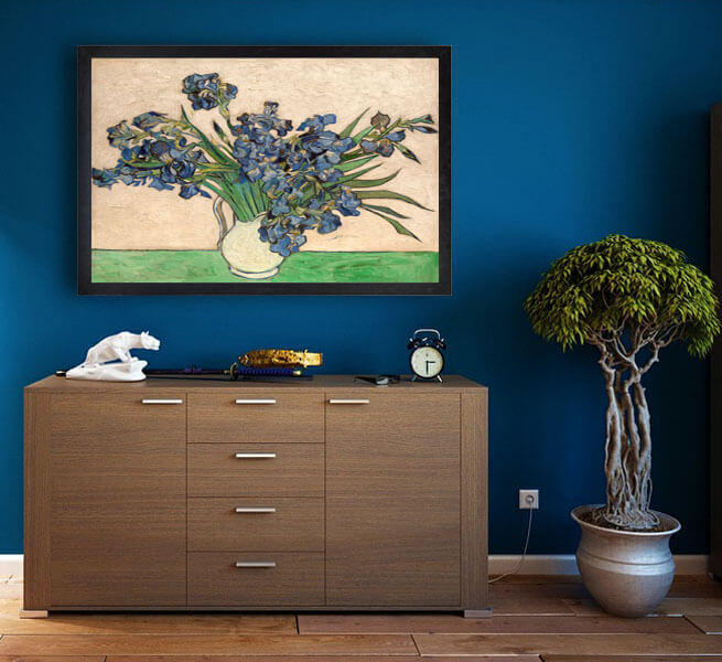 Irysy, Vincent van Gogh - plakat 30x20 cm