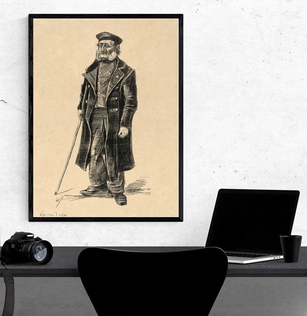 Orphan Man, Vincent van Gogh - plakat 21x29,7 cm