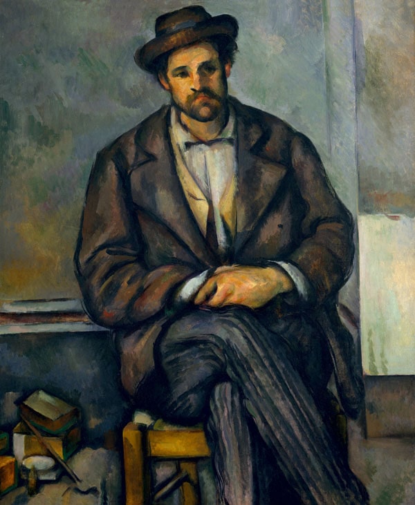 Seated Peasant, Paul Cézanne - plakat 61x91,5 cm