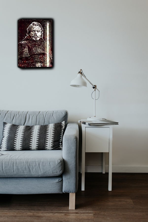 Legends of Bedlam, Luke Skywalker, Star Wars - obraz na płótnie 20x30 cm