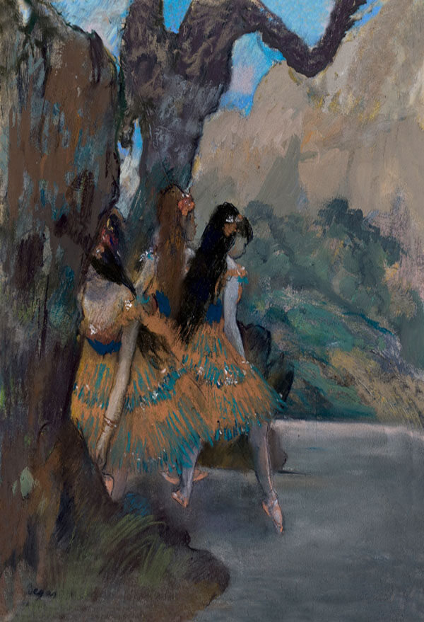 Ballet Dancers, Edgar Degas - plakat 40x50 cm