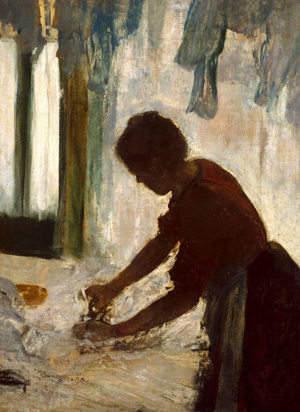 A Woman Ironing, Edgar Degas - plakat 70x100 cm
