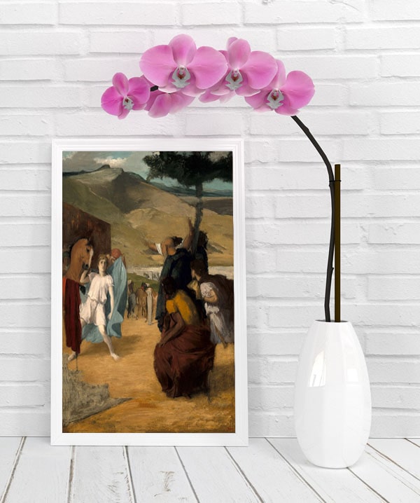 Alexander and Bucephalus, Edgar Degas - plakat 40x50 cm