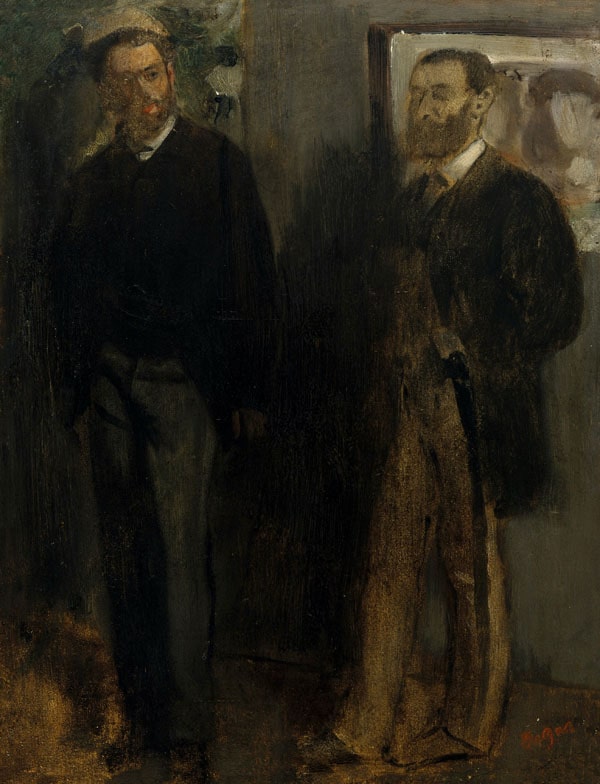 Two Men, Edgar Degas - plakat 70x100 cm