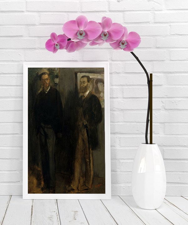 Two Men, Edgar Degas - plakat 70x100 cm